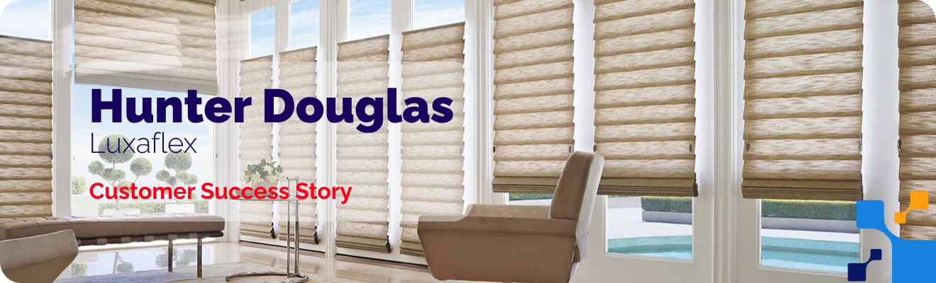 A modern loungeroom featured Hunter Douglas Luxaflex blinds.