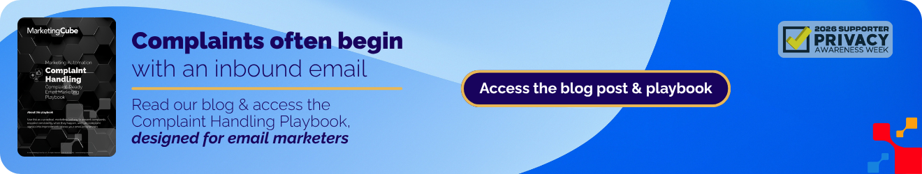 Complaints often begin with an inbound email, Read our blog & access the Complaint Handling Playbook, designed for email marketers.