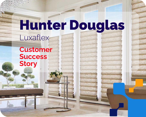 A modern loungeroom featured Hunter Douglas Luxaflex blinds.